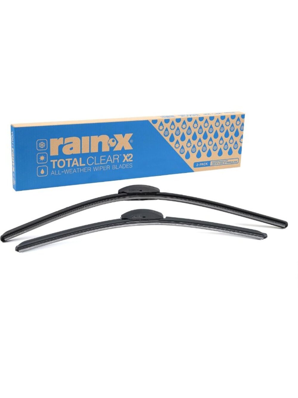 All-Weather Windshield Wiper Blades 26" & 20" - Smooth Clean & Quiet Operation